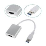 Generic Adaptateur DisplayPort (DP) Vers HDMI Câble Convertisseur Avec Audio - Blanc
