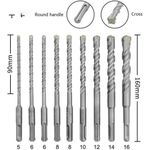 product_image_name-Generic-Foret Beton SDS+ -160mm - Taille Au Choix-6