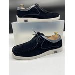 Geogra Chaussures Homme en Cuir Daim avec Lacets NOIR – Style Élégant et Confort Durable 