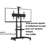 product_image_name-Generic-Support Mural Tv  Mobile Avec Roulette De 32 A 100 Pouces EN ACIER-2