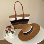 Generic Ensemble Sac de Plage et Chapeau Large Bord – Style Été Élégant - image 4