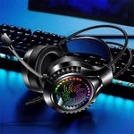 product_image_name-Generic-Casque De Jeu Rvb Avec Microphone, Son Surround, Casque USB Filaire, Pour PS5, PC, Ordinateur Portable, Téléphone Portable-6