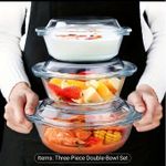 product_image_name-Generic-Chic Lot de 3 cocottes rondes en verre trempé avec couvercles, pour four, congélateur et lave-vaisselle-6