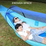 product_image_name-Generic-Hamac De Camping Avec Moustiquaire Pop-Up, Lit-balançoire D'extérieur Léger Et Portable, Parachute,-1