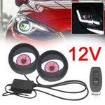 product_image_name-Generic-Kit LED Devil Eyes RGB "Yeux de Démon" – Éclairage Multicolore pour Phares Lenticulaires – Télécommande Sans Fil & Modes Flash – Universel Auto/Moto-3
