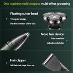 product_image_name-TOUPHY-Rasoir électrique 3-en-1, tondeuse à barbe, tondeuse à nez pour hommes, sans fil et rechargeable avec tondeuse escamotable, design léger et portable-2