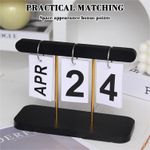 product_image_name-ShebSheb-Calendrier perpétuel en bois moderne et élégant, calendrier manuel décoratif de bureau à vie, pour bureau, maison et cadeau déco-5