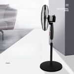 product_image_name-Generic-Ventilateur sur pied oscillant de 16’’, 3 réglages de vitesses, minuteur 7H, ultra silencieux et réglable-4