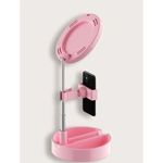 Generic Lampe D'appoint De Bureau Pliable Avec Miroir De Maquillage -Rose - image 2