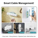 product_image_name-Generic-Support Mural Auto-Adhésif pour Multiprise (Design Coulissant) - Fixation Solide Sous Bureau ou au Mur - Gestion des Câbles, Installation/Retrait Facile-2