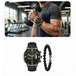 Fashion Montre de mode pour hommes avec calendrier et bracelet - image 5