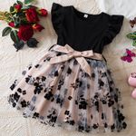 product_image_name-Arsuxeo-Robe pour enfants imprimé nœud robe pour filles robe pour enfants dentelle Tulle vêtements occasionnels-1
