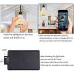 product_image_name-Generic-Ampoule musicale Bluetooth, haut-parleur sans fil à changement de couleur avec télécommande pour scène, maison, chambre, fête-4