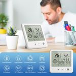 product_image_name-Generic-Thermomètre Hygromètre Numérique Avec Ecran 10cm (3,94 pouces) Pour Intérieur-1