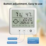 product_image_name-Generic-Thermomètre Hygromètre Numérique Avec Ecran 10cm (3,94 pouces) Pour Intérieur-3