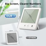 product_image_name-Generic-Thermomètre Hygromètre Numérique Avec Ecran 10cm (3,94 pouces) Pour Intérieur-6