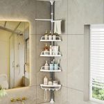 Generic Etagère D'angle de douche d'angle télescopique à 4 niveaux. - image 3