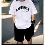 Ensemble short garçon élégant en coton