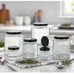 pas de marque Lot de bocal en verre 24pieces 100ml