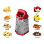 product_image_name-Generic-Râpe de Cuisine Multifonction 6 Faces en Acier Inoxydable - Poignée Ergonomique et Base Antidérapante-1