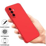 Coque Silicone Compatible Pour Samsung Galaxy S26 Avec Antichoc - ROUGE
