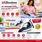 Binatone Fer à repasser DI-1255 (MK2) – 1100 à 1300 W - image 4