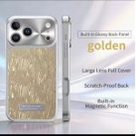 Generic Coque iphone 17 pro max gris doré han - image 2