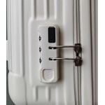 Generic Valise de voyage cabine  bleue/size 20 avec port usb et support de mugg - image 2