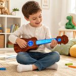 Generic Guitare Musicale Lumineuse pour Enfant – 41 cm - image 4