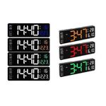 product_image_name-Generic-Horloge Numérique Affichage Date Réveil Grand Décor Maison Horloge Murale Numérique Température-3