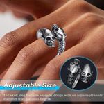 product_image_name-ARHANORY-Bagues Tête de Mort pour Hommes, Bague Punk Vintage Ajustable - Argent-5