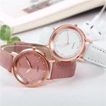 product_image_name-Fashion-Montre A Quartz Pour Femme - 19-Blanc-2