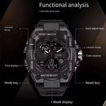 product_image_name-Bro Toumi-Toumi Calendar Sporty Waterproof Quartz Men's Watch-Black-7