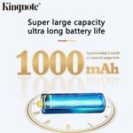 Kingnote Maus sans fil rechargeable 2,4 GHz Bluetooth, 2 modes - rose - image 2