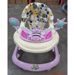 Trotteur Bébé Évolutif et Pliable avec Plateau de Jeux Interactif