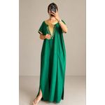 Chic robe boubou marocain vert