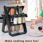 product_image_name-Generic-Support à épices rotatif avec 18 bocaux en verre, design de grande roue, organiseur d'épices de plan de travail de cuisine-1