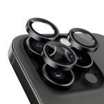 Generic Lot de 3 protections pour objectif d’appareil photo, compatibles avec iPhone 17 Pro / 17 Pro Max, protection intégrale, noir
