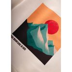 Cigit Sweatshirt Garçon imprimé montagne - Écru - image 3