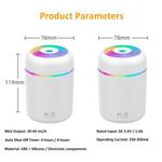 product_image_name-Mythco-300ml Humidificateur Mini Portable, Coloré, Brume Fraîche, USB-13