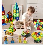 Blocs De Construction Magnétiques Enfants Jouets 142 PCS
