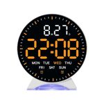 product_image_name-Generic-Horloge LED Multifonction - Calendrier & Mémoire - Design Moderne-1