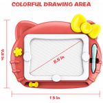 Generic Tablette de Dessin Magnétique Enfant Chat Mignon – Tableau d'Écriture Effaçable Réutilisable avec Stylet – A26 - image 5