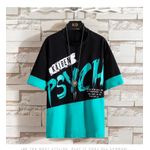 product_image_name-Fashion-T-shirt imprimé à manches courtes et amples TMF New Summer Casual, vêtements pour hommes-noir-2