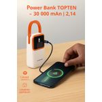 product_image_name-Generic-Power Bank TOPTEN 30000 mAh – Compacte avec Poignée / BLANC-2