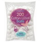 Boules de Coton Blanc (x120)