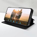 Clapet Étui à Rabat Samsung Galaxie S24 Ultra Noire 