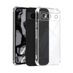 Generic Coque transparente compatible Google Pixel 8a + 1 antichoc - Transparent