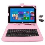 Tablette Enfant Educative AVEC CLAVIER ROSE Offert 128Giga 8Giga RAM