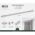 Belle lot De 5  Tringles à Rideaux Extensible 2m - image 2